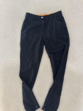 Macade golf Black Slim Zip Hem Pants joggers sz 36 similar to us 6